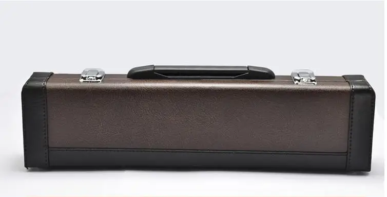16/17 высококлассная кожа сумки для флейт, два вида моделей на выбор, флейта Чехлы, флейта boxs