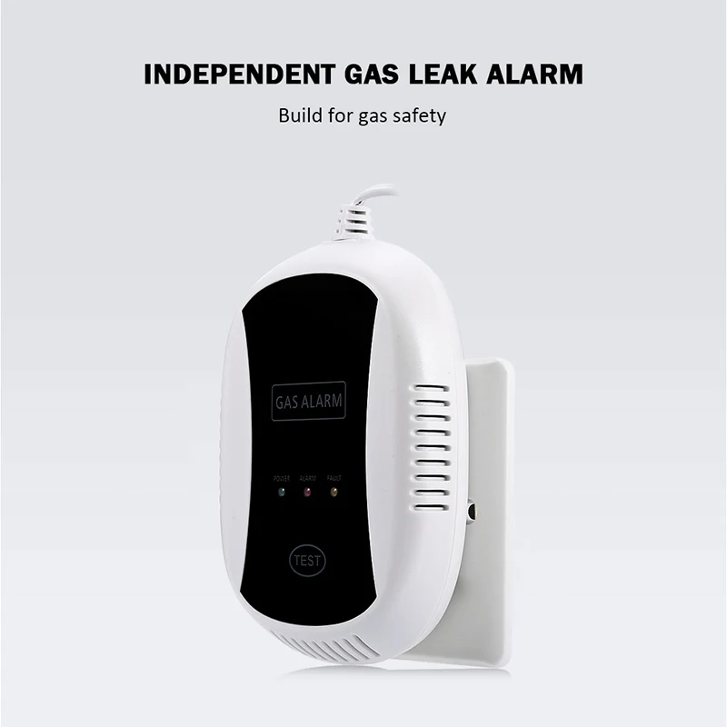 

FIMEI PA-209 Independent Photoelectric Natural Gas Leak Detector Home Alarm Buzzer Siren Safety Device Kitchen Security Sensor