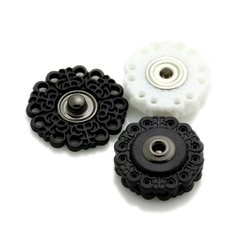 Hollow Plastic Snap Buttons Multi purpose Snap Buttons for Bags