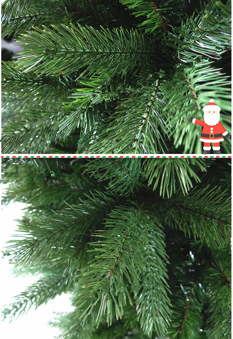 Teellook, 1,5 м/3,0 м, Рождественская елка, домашняя имитация, шифрование, Рождественское украшение, Рождественская елка, смешанный ПВХ+ PE лист, дерево