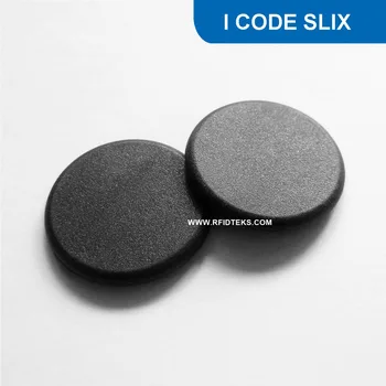 

G24 Dia 24mm RFID Laundry Tag Passive RFID Token tag ISO18000-3 13.56MHZ 1024BIT R/W ISO15693 with I CODE SLIX Chip