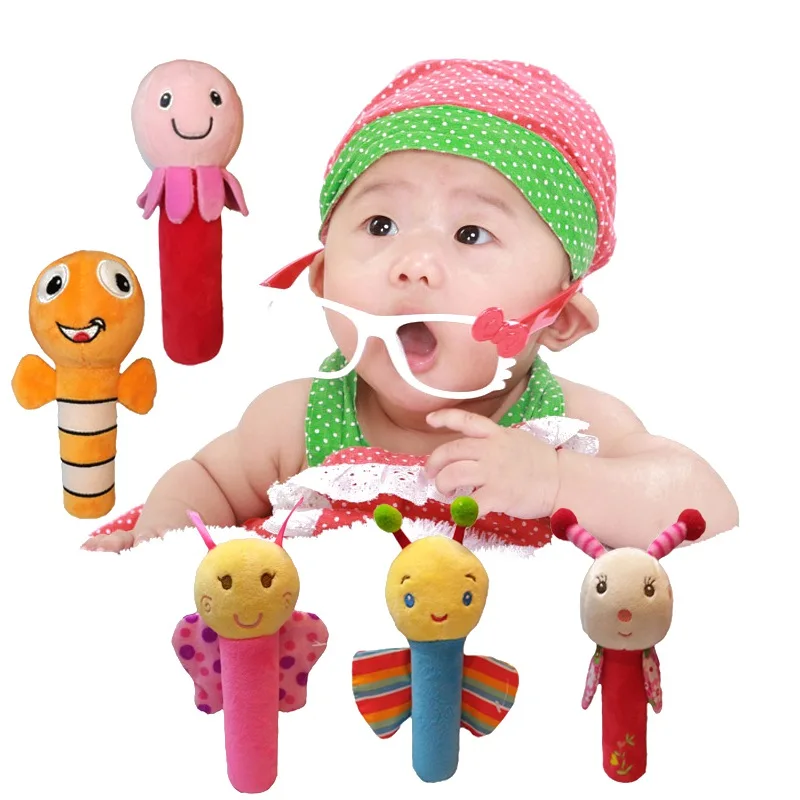 

Newborn Baby Stroller Hanging Toy Cute Animal Doll Bed Hanging Plush Toy Rattle Bed Bell Activity Soft Toys Sleep Well Tool