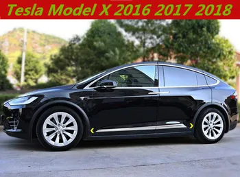 

CAR SIDE DOOR BODY PROTECTOR Molding COVER TRIM FOR Tesla Model X 2016 2017 2018 2019