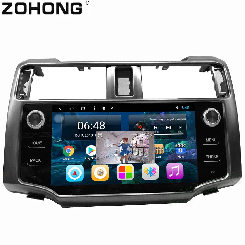Flash Deal 2 din Octa 8 Core PIP Android Car DVD Multimedia Player for Toyota 4Runner 4 runner aotoradio CAR GPS Navigation Radio stereo BT 18