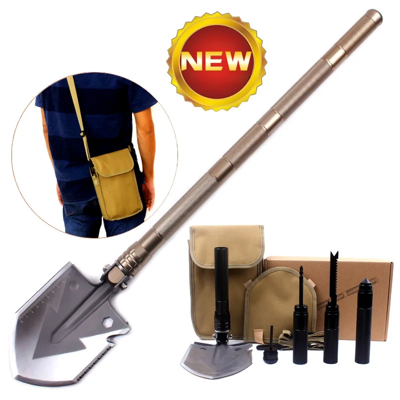

2017 New Style Chinese Professional Military Tactical Multifunction Shovel Outdoor Camping Survival Folding Spade Tool Equipment