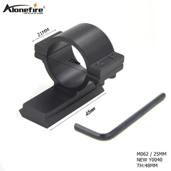 

AloneFire M062 Hunting scope mount 25.4mm Barrel Ring Adapter 20mm Picatinny Weaver Rail Gun Sight Scope Mount
