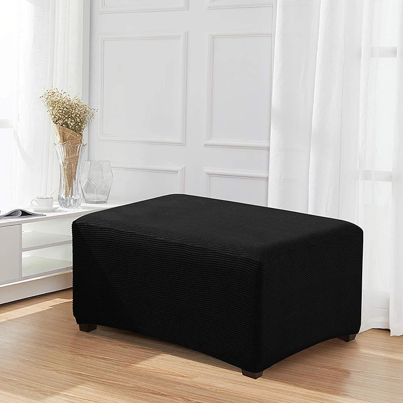 Lellen Footrest cover Sofa Cover seat slipcovers stretch Ottoman covers cheap Couch Protector Elastic Futon long bench Covers