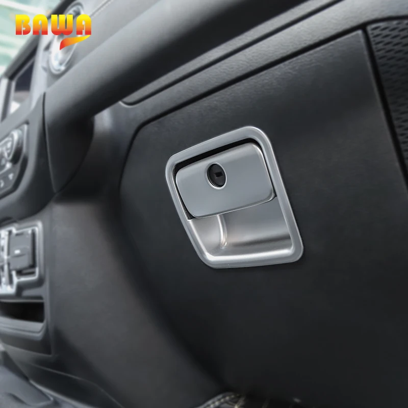 Внутренние молдинги BAWA для Jeep Wrangler JL 2018 ABS Co pilot коробка хранения аксессуары