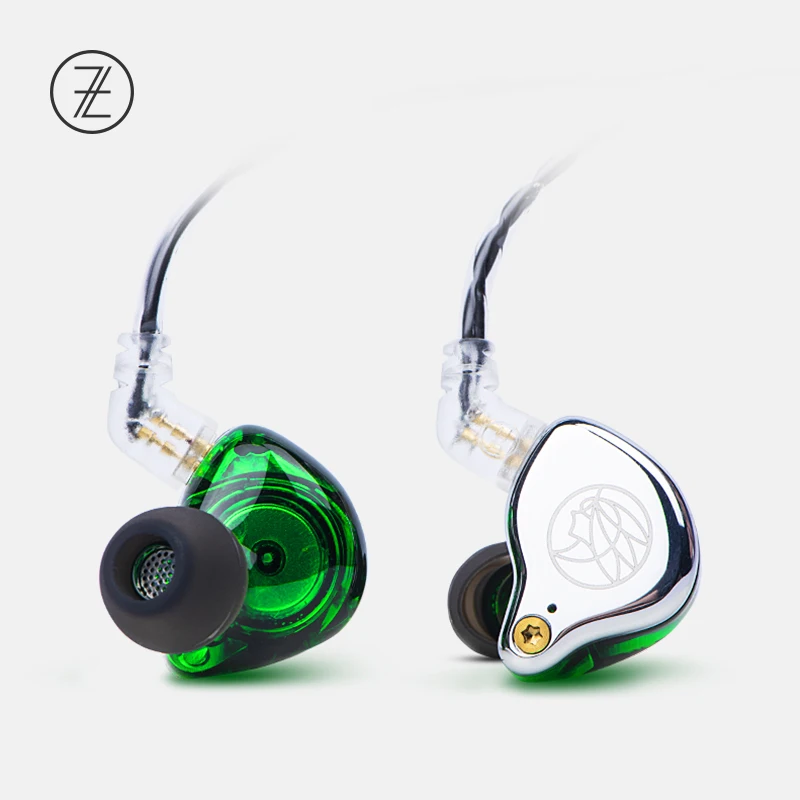 TFZ T2 ароматный цитра T2 3,5 мм вкладыши Earphone2Pin металлическая Лицевая панель Hi-Fi IEM спортивные музыка динамическая гарнитура вкладыши - Цвет: Green