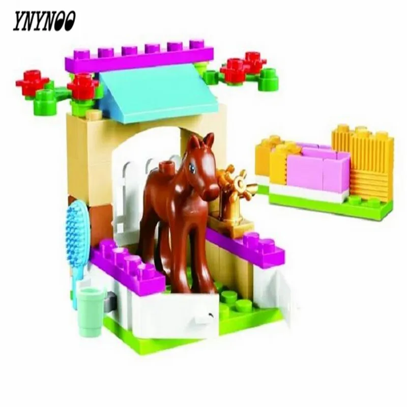 

YNYNOO Bela 10533 43Pcs Friends Little Foal Kits Building Blocks Compatible With Legoingly 41089 Model Bricks set Girl Toys