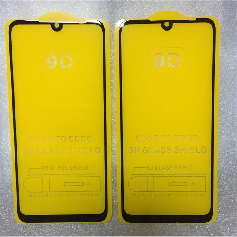 10 шт./лот 9D закаленное стекло для Xiaomi Redmi Note7 Note 7 Полный Клей протектор экрана без