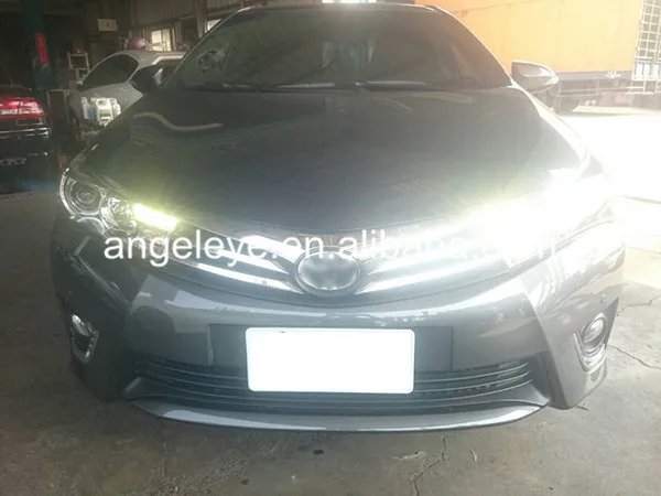 Для Toyota Corolla Altis светодиодный фонарь ангельские глазки год LD