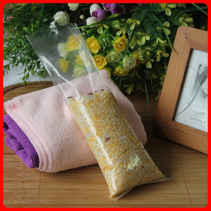 1000pcs/lot 10cm*30cm*80Micron High Quality PE Clear Tea Bagin Saran