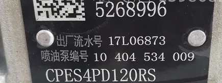 Топливный насос дизельного топлива 5268996 для BYC cummins 4BT
