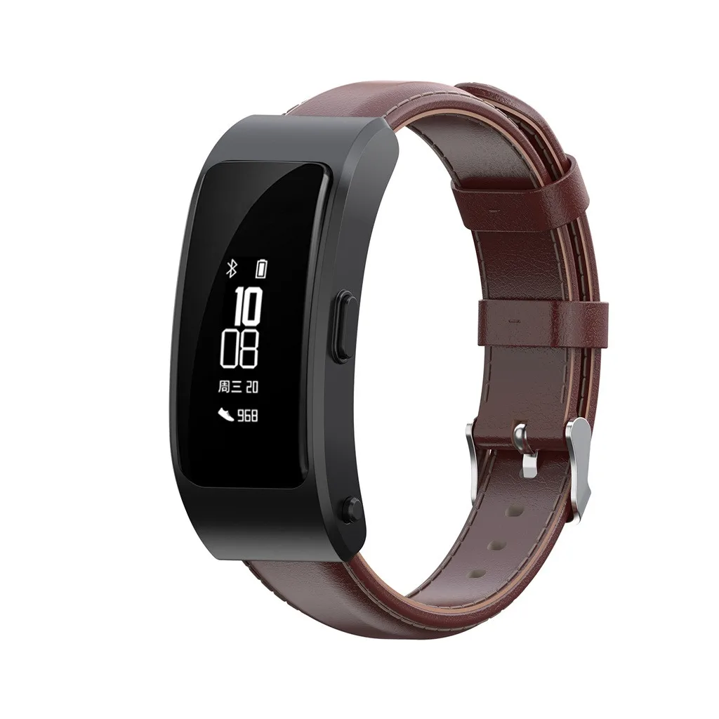 OMESHIN смарт-спортивные часы для huawei Talkband B3ZA с регулируемой пряжкой, браслет с кожаной заменой для защиты от пота, воздухопроницаемость