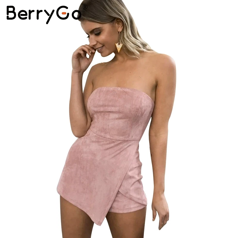 suede jumpsuit