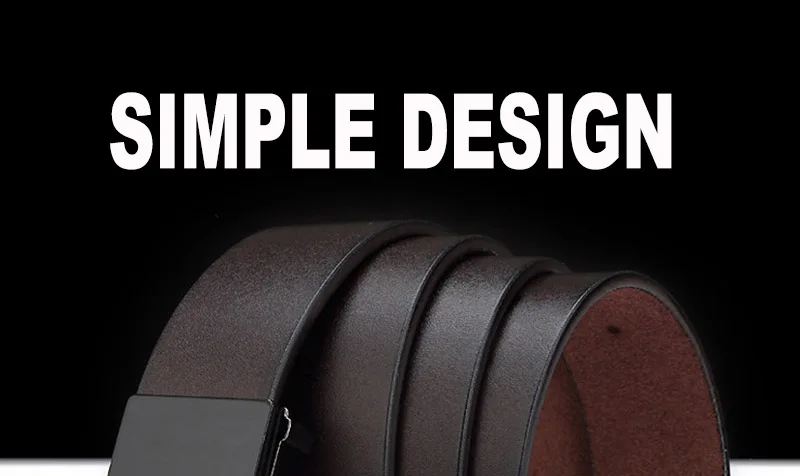 FAJARINA дизайн простой дизайн черные гладкие пряжки металлические ремни для мужчин качество воловья натуральная кожа ремень N17FJ728