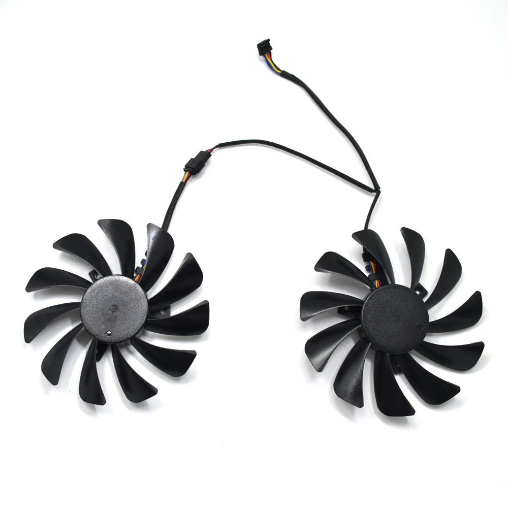 95 мм CF1010U12S FDC10U12S9 C 4pin XFX HIS RX580 охлаждающий вентилятор GPU Замена для RX570 RX560D RX 580 8G Vega