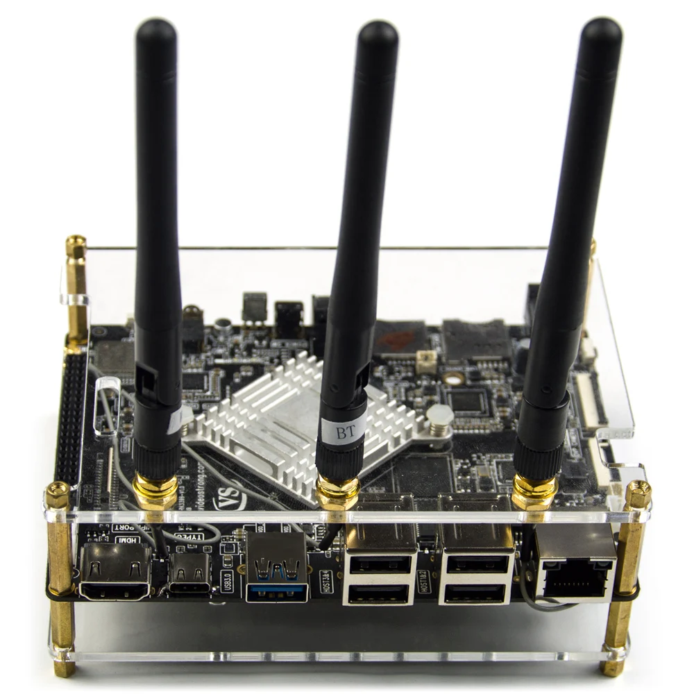 Mecool vs rk3399 DIY mali t860 ТВ коробка Телевизионные приставки супер развитию 4 К 10bit vp9 Android