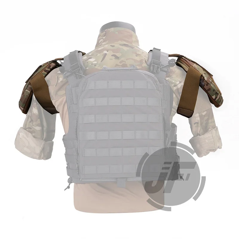 Emerson Тактический адаптивный жилет AVS пластина Перевозчик EmersonGear Body Armor AVS Жгут+ сумка-накладка комплект+ передний клапан MOLLE - Цвет: MC