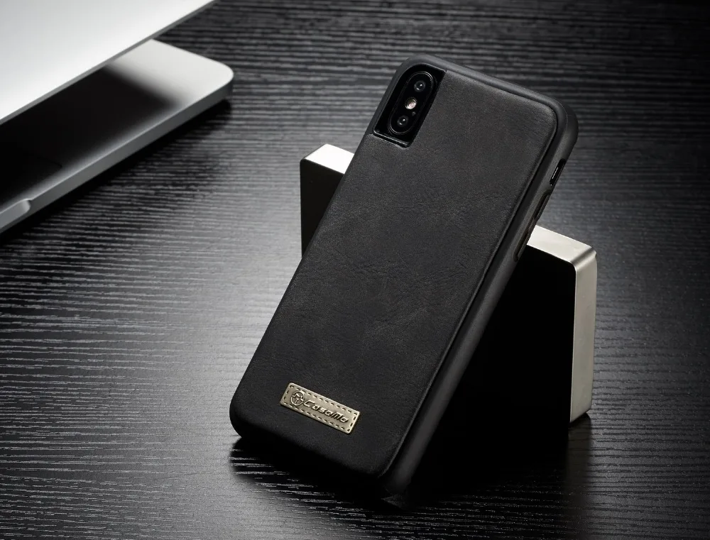 Кожаный чехол Cyato для iphone X, чехол для iphone 8, Роскошный кошелек, нескользящий Чехол для мужчин, деловой чехол для iphone 7 6 5