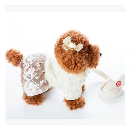 Brinquedos de Música Eletrônicos para Meninas Trela Elétrica Miss Pelúcia Máquinas Controle Remoto Brinquedos Frete Grátis Cão 10 música máquinas controle remoto trela cão brinquedos
