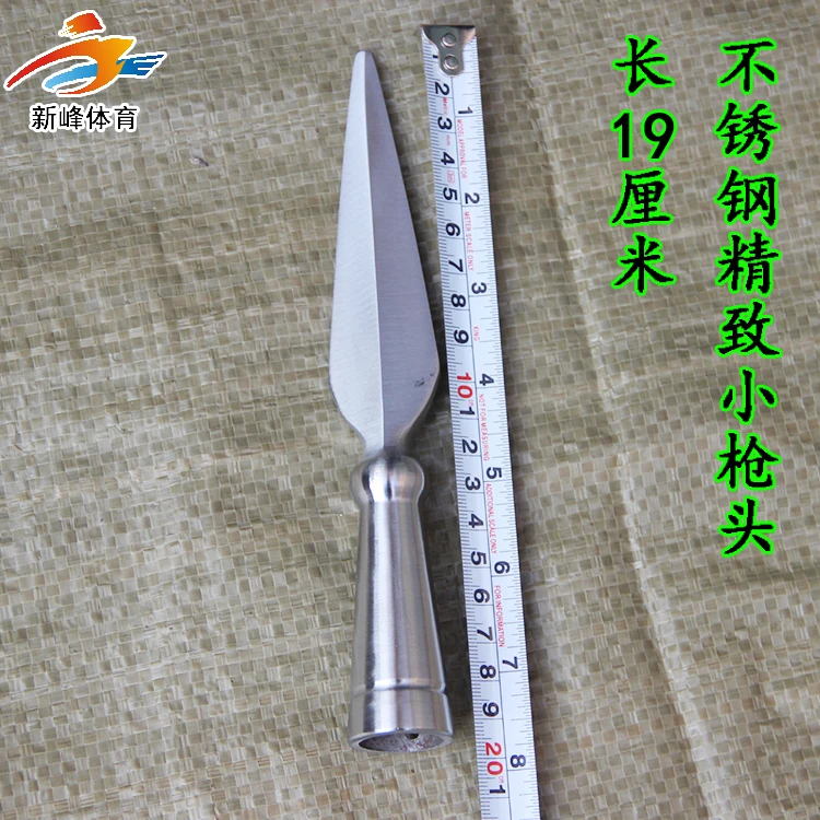 Головка копье из нержавеющей стали wushu performance kungfu Hong Yingqiang головки с плоским