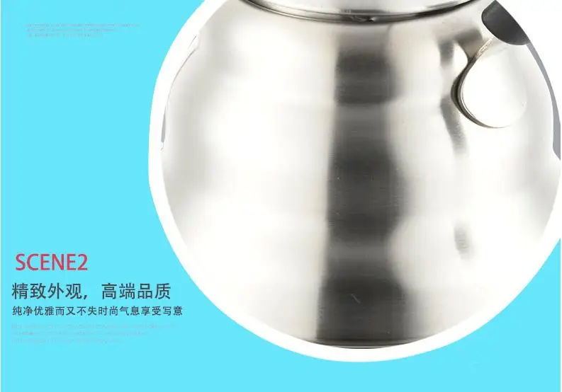 1 LTea Pot утолщенная нержавеющая сталь ручной кофейник длинный рот капельная Ретро кофейник