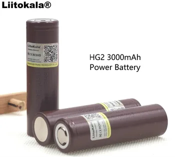 liitokala 100% HG2 18650 3000mAh 18650HG2 3.6V discharge 20A dedicated For hg2 Power