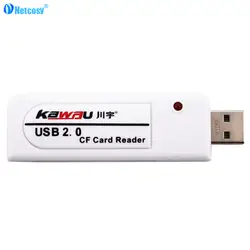 Netcosy Белый Новый USB 2.0 CF Card Reader Compact Flash Card Reader с номером отслеживания