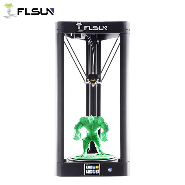 Special Offers Newest FLSUN-QQ-S 3d Printer 24v Power 32 Bits Controller Touch Screen Auto-leveling High Speed  95% Pre-assembly 3d Printer