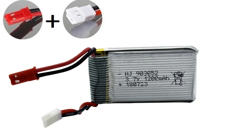 3,7 v 1200mAh литий-полимерный аккумулятор для Syma X5 X5SW X5SC M18 H5P H11D H11C T64 T04 T05 F28 F29 T56 T57 HQ-859B 898B вертолет Дрон часть