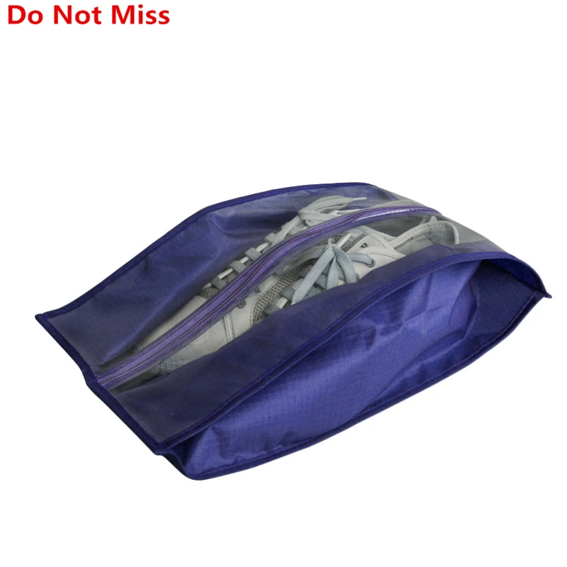 

Do Not Miss Portable Women travel Shoes organizer bag Oxford cloth Waterproof Men Shoes storage Shoes bag Travel accessories