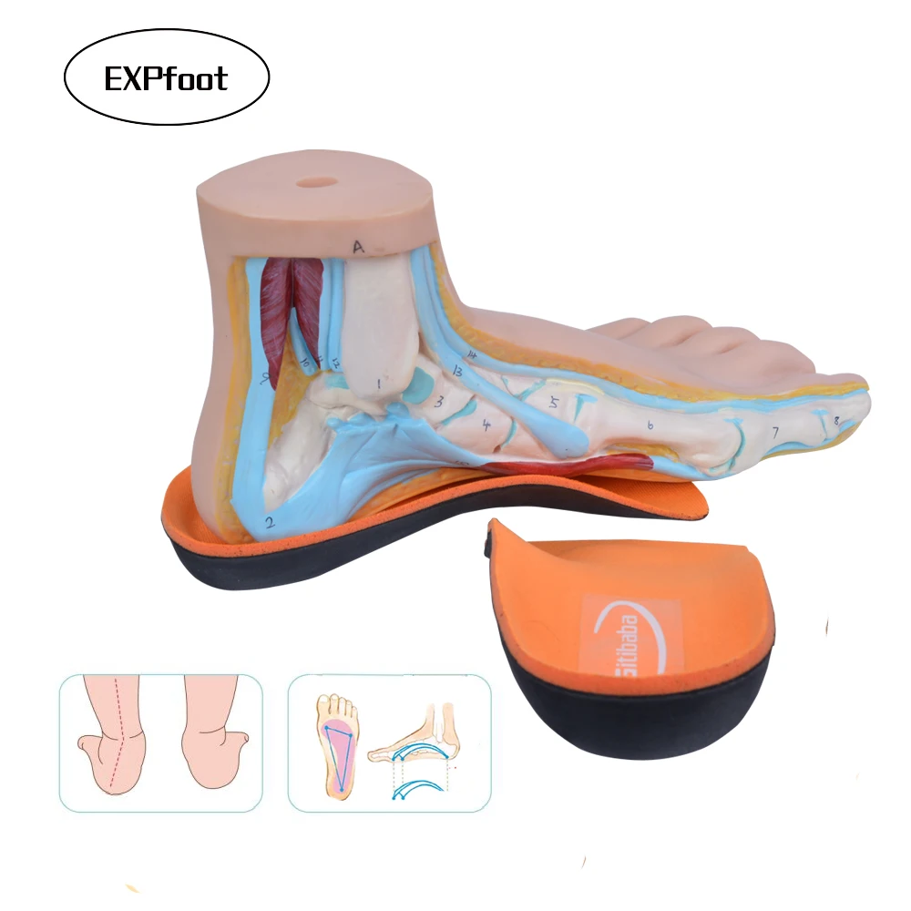 Premium Half Orthotic High Arch Support Insoles Memory foam Cushion