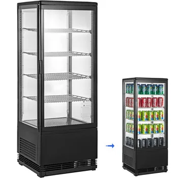 

3.46cu. ft. Commercial Beverage LED Lighted Display Refrigerator Merchandiser