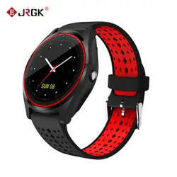 JRGK V9 Смарт часы с Камера Bluetooth Smartwatch sim-карты наручные часы для телефона Android Носимых устройств pk dz09 A1 gt08