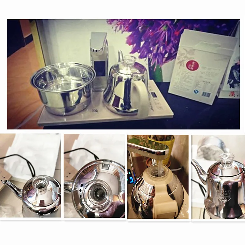 220V Automatic Household Electric Kettle High Quality Automatic Water Pumping Kettle Set For Making Tea Quick Boil EU/AU/UK/US