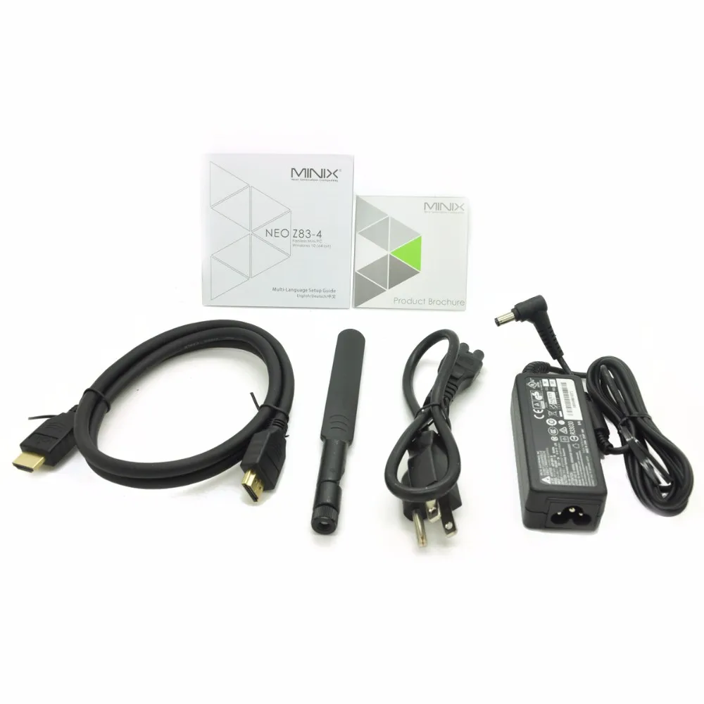 Minix Z83 4 Intel безвентиляторный мини ПК Cherry Trail X5 Z8350 Гб + 64 WiFi 1000 Мбит/с BT4.2 ТВ приставка