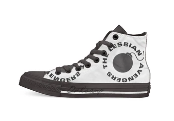 

Lesbian Avengers Casual High Top Canvas shoes sneakers For Drop shipping
