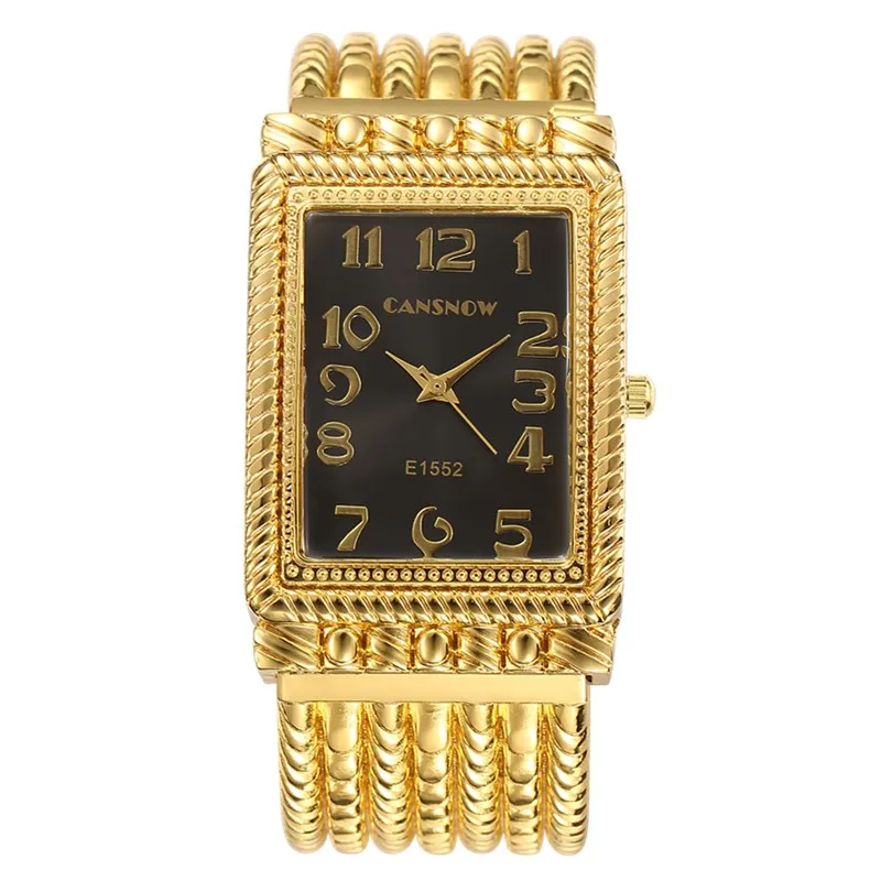 Дизайн женские часы Роскошные модные часы с браслетом из розового золота Женские прямоугольное платье часы Zegarek Damski