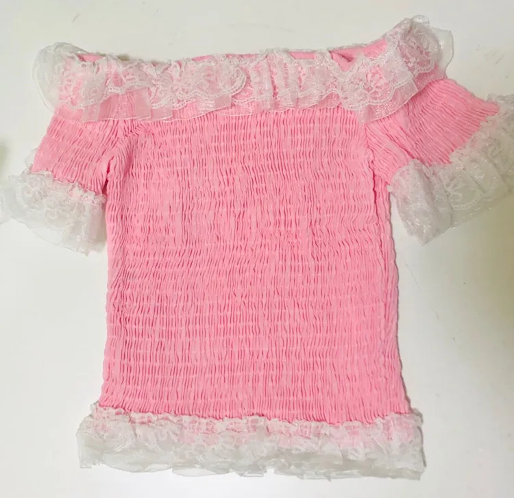 pink shirt only Женская клетчатая мини-юбка трапециевидной формы с бантом на лямках, милые японские мягкие модные розовые юбки на подтяжках JSK - Цвет: pink shirt only