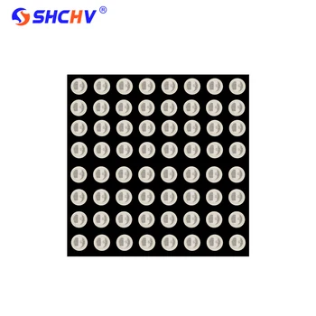 

Red Color 8 x 8 Dot LED Matrix Display Module 3x3 cm for Common Anode LED Dot for DIY Electronic Kit