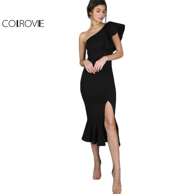 One Shoulder Party Dress