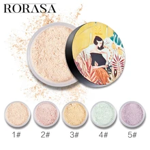 Полупрозрачная рассыпчатая пудра контроль масла отбеливающая установка пудра минеральная матовая пудра Тональная основа консилер Косметика Макияж Палитра