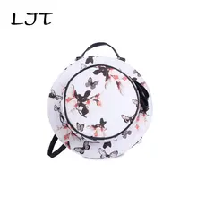 Ljt Новинка 2017 года круглый моды творческой личности шляпе фор Упаковка Национальный свежий рюкзак милые девушки Дорожная сумка Прямая доставка