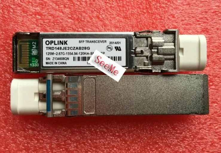 

OPLINK TRD148JE2CZAB28G 125M ~ 2,67G-1554,94-120 км-фотографический оптоволоконный трансивер