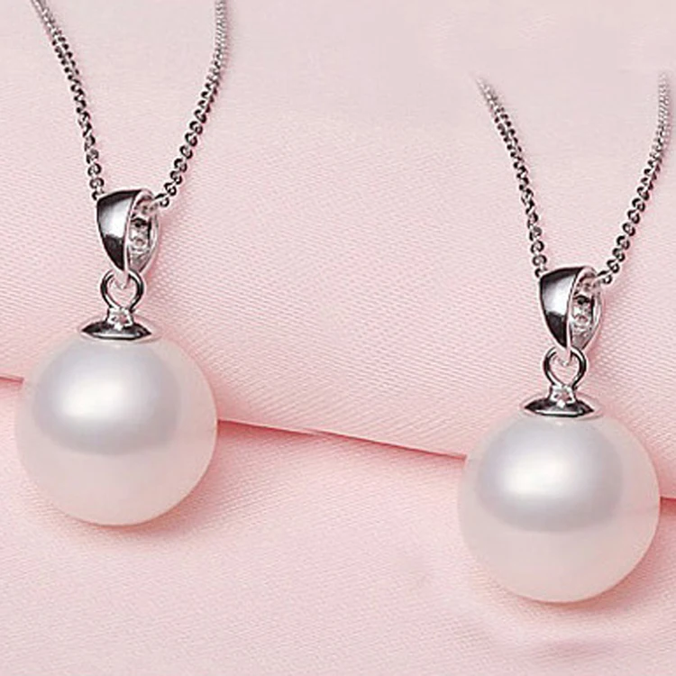 Buy New Popular Women Chain Cute Pearl Alloy Pendant Long Necklace Love