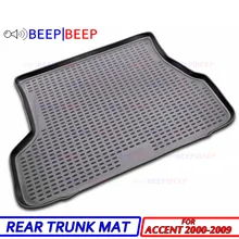 Для hyundai Accent 2000-2009 коврик для багажника сетка для предметов коврик поднос пол ковер сетка для предметов задний коврик багаж Автомобиль Стайлинг
