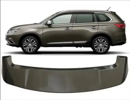 ABS краски заднего крыла багажника выступ Спойлеры подходит для Mitsubishi Outlander - Цвет: Коричневый