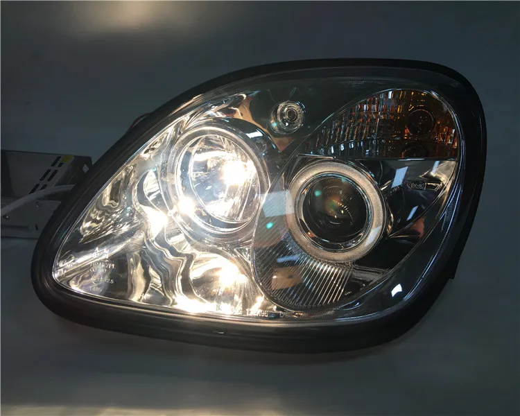 Qirun фара+ герния в сборе для Mercedes-Benz R170 SLK200 SLK230 SLK320 SLK350 1996-2003